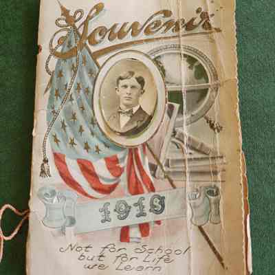 1910 Okolona School, Souvenir Book, Class List, Henry Ludeman, Teacher