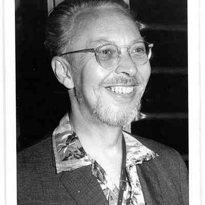 Photo of George Johnson Contestant in the Beard Contest in Liberty Center, 1960