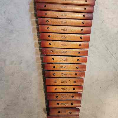 Wood Handmade Xylophone, no Mallets