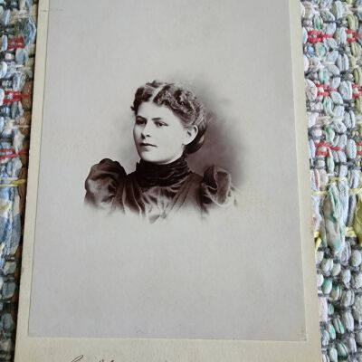 Lupton, Napoleon, Ohio Woman, Cabinet Card
