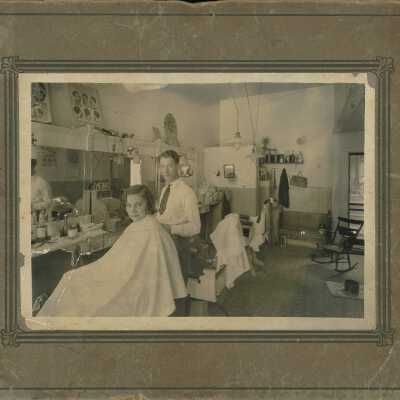 Marion Minnick's Barber Shop Interior