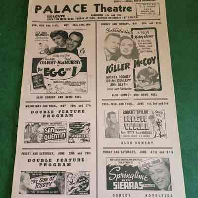 Holgate Palace Theatre Movie Flyer