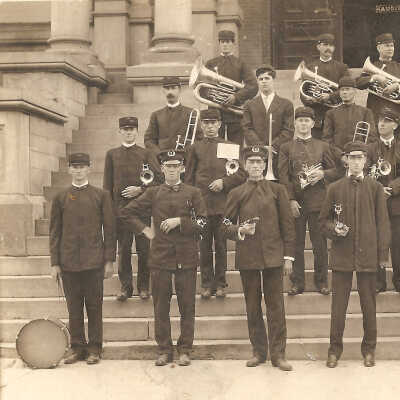 Liberty Center Men's Band at the Henry County Courthouse, Napoleon, OH