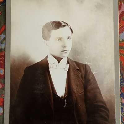 Young Man, Cabinet Card