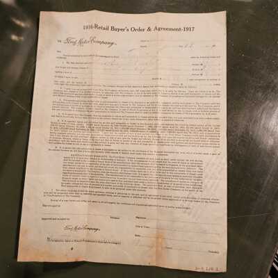 1916 Automobile Title