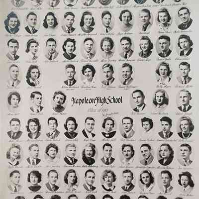 1943 NHS Class Composite Photo
