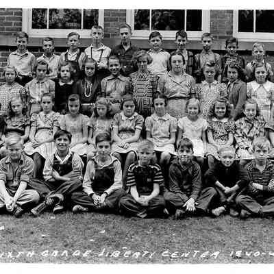 1940-41 6th Grade Class at Liberty Center School