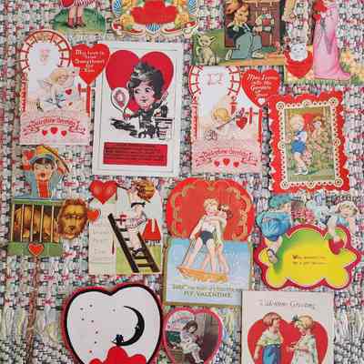 1920's Collection of Valentines, Sent to Local Henry County Folks, (16)