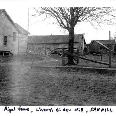 Rigal House, Livery, Cider Mill and Saw Mill in Liberty Center, Ohio