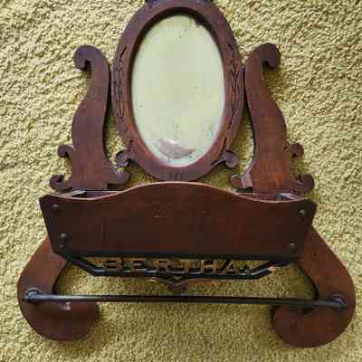 Eastlake Combcase w/Mirror, Erich Richter, father of Bertha Huston, "Bertha"