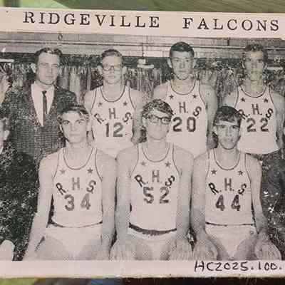 1966-67 Basketball Schedule, Ridgeville High School