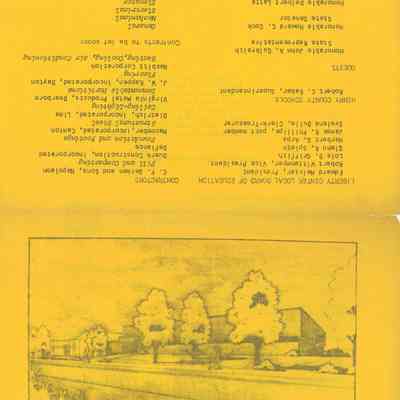 Liberty Center High School Ground Breaking Ceremony - March 24, 1974