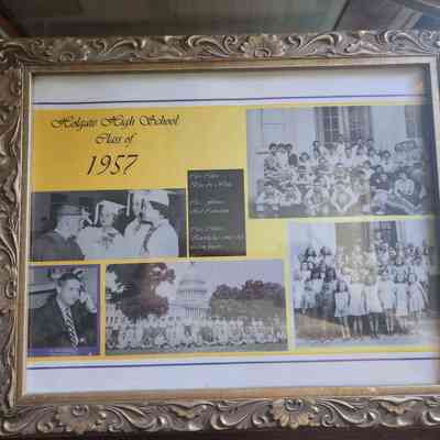 1957 Holgate Class Yesterday & Today Framed Photos of Holgate Schools