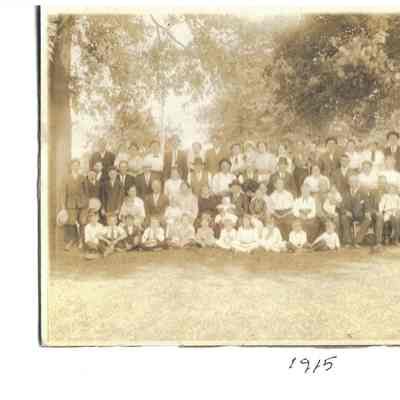 Mohler-Overmeyer Reunion Photo circa 1915