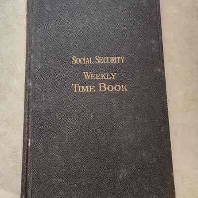 Time Book, John Throm Business, Holgate & other Henry County Ohio Businesses Noted