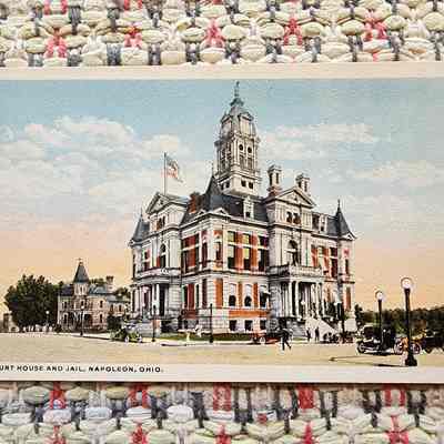 Henry County Courthouse, 1900's Post Card