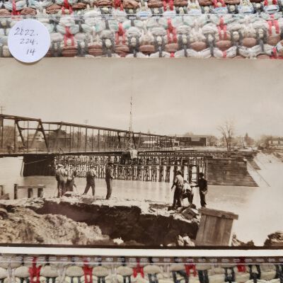 Napoleon, Oh Maumee River Bridge Postcard