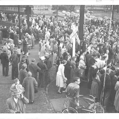 Photo Possibly of President Eisenhower Campaigning in Defiance in Oct. 1953