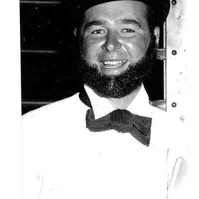 Photo of Bill Heilman Contestant in the Beard Contest in Liberty Center, 19960