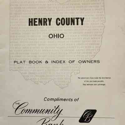 1973 Henry County Plat Map Brochure