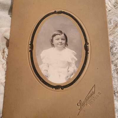 Lampman, Holgate, Oh Cabinet Card, George Richard Russell, 3 Years Old