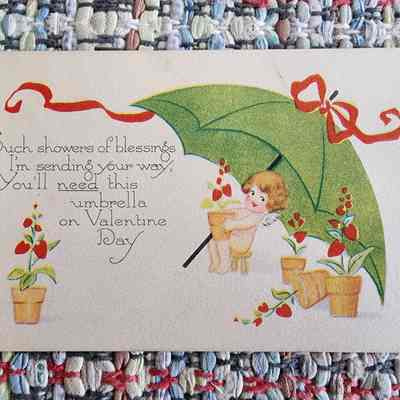 Valentine Post Card to Elnora Hoff from Florence