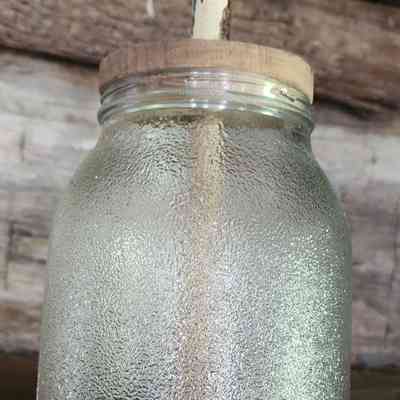 Textrued Jar, Wood Butter Paddles, Not compatible