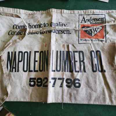 Napoleon Lumbe Company Canvas Nail Apron
