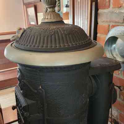 Cast Iron, Ornate Wood Stove