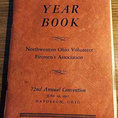 1947 NW Ohio Volunteer Fireman's Assoc. 72nd Convention Brochure