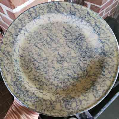 Antique Spongeware Plate