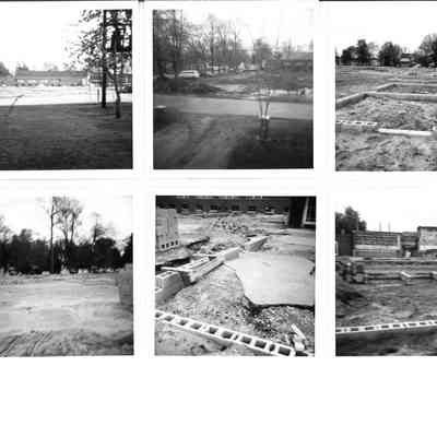 Construction Photos of the Liberty Center School - 1973-75 (6 Photos)