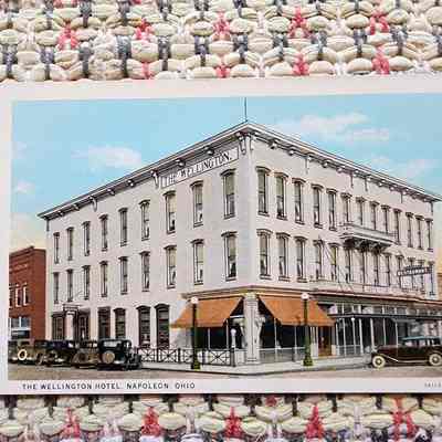The Wellington Hotel, Clinton & Perry Streets, Napoleon, Ohio, 20's 30's