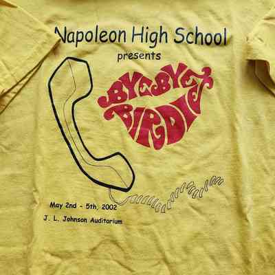 2002 NHS Musical Bye, Bye Birdie Tshirt