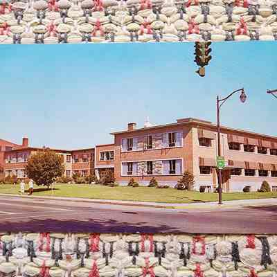 Heller Memorial Hospital, Napoleon, Ohio Post Card