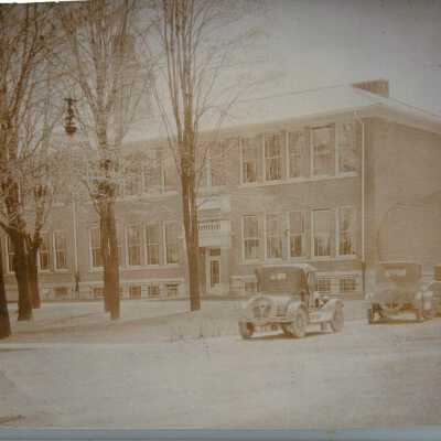 1925 Photo of the West Edition of Liberty Center High School