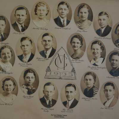 Malinta Grelton High School Composite Class Photo 1935