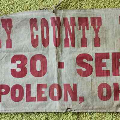 Henry County Fair Muslin Banner, Color