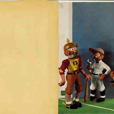 1941 Football Program Liberty Center High School vs Bryan High School