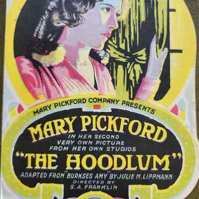 Mary Pickford "The Hoodlum" Movie Flyer, 1919