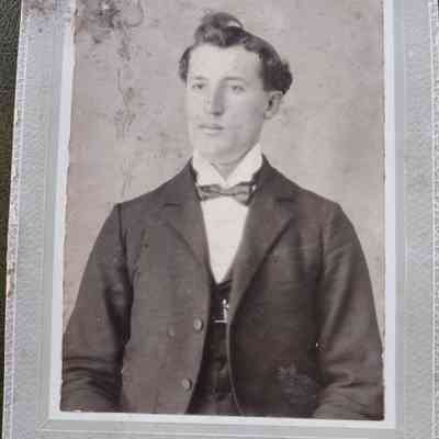 1898 John Schwab Cabinet Card Photo