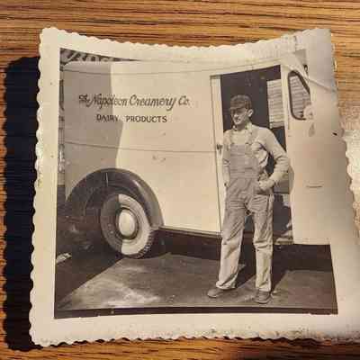 Snapshot, Napoleon Creamery, Leonard Pfau