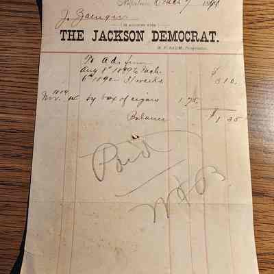 The Jackson Democratic Statement, 1899, WF Baum
