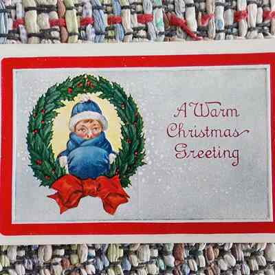 Christmas Postcard to Elnora Hoff