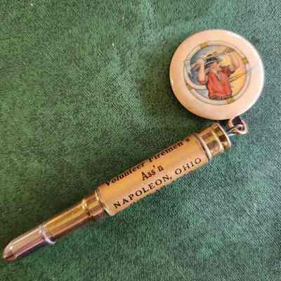 45th Fireman's Convention, Napoleon, Oh, Bullet Pencil/Badge
