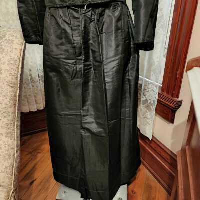 1885 Black Taffeta Skirt, Carrie Mary (Richer) Rettig