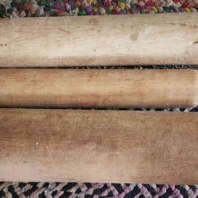 (3) Wood Rolling Pins