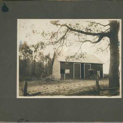 The barn on the Killen farm where Clarence Burkett was born in Washington Township