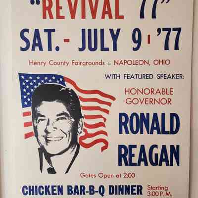 Ronald Reagan, "Revival '77" Henry County, Ohio