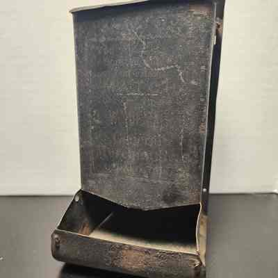 J.W.Demaline General Merchandise, Gerald, Oh, Metal, Wall Mount MatchSafe
